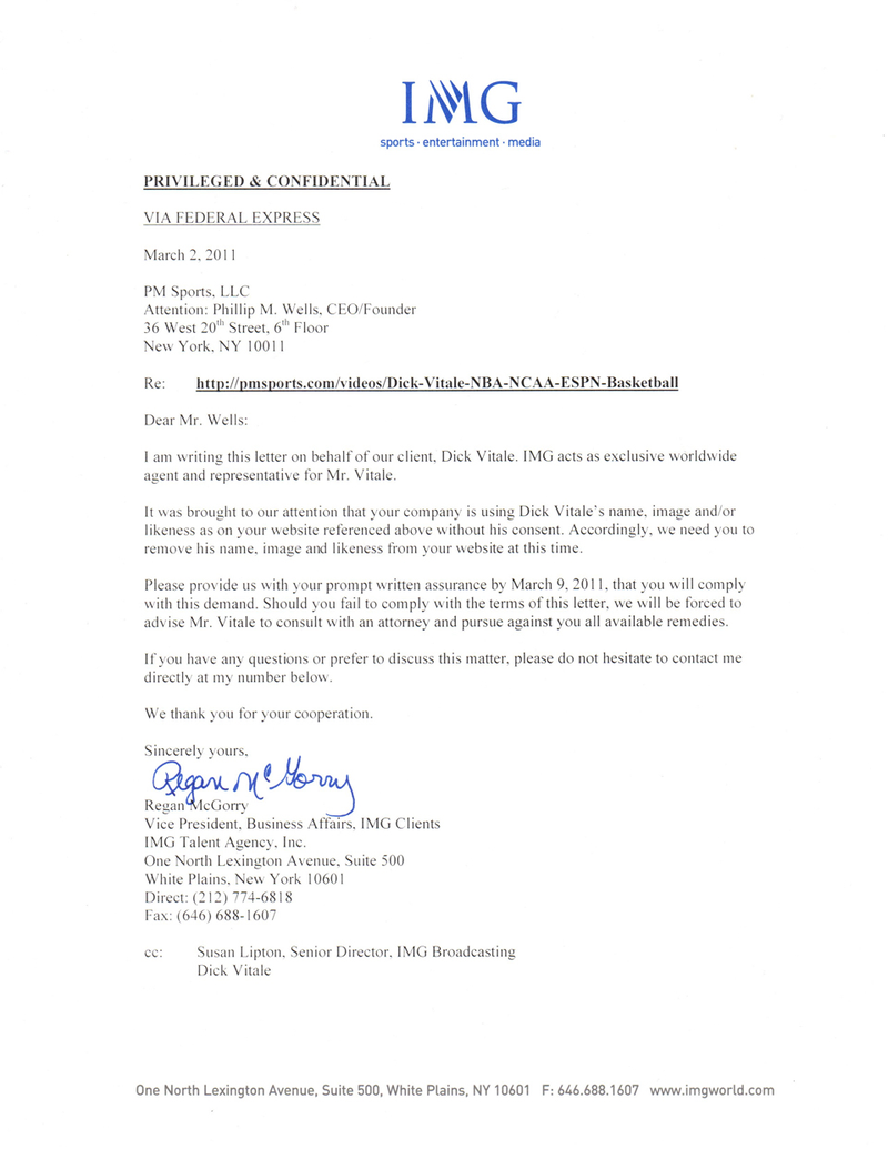 Illustration for article titled Cease And Desist, Baby! Vitale's Management Asks Website To Take Cartoon Down